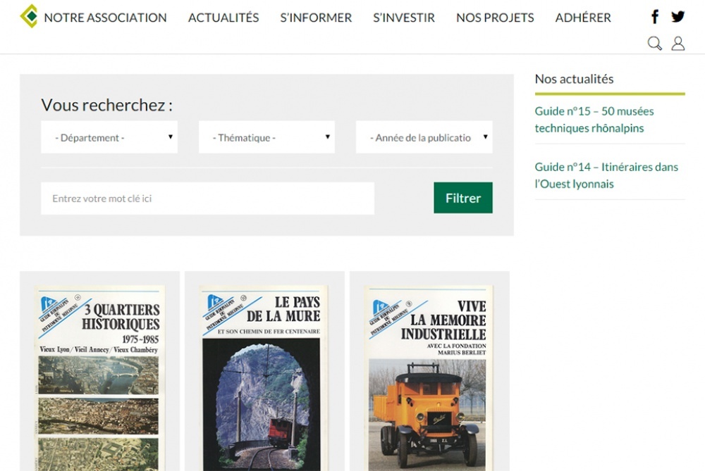 Bibliothèque des publications de Patrimoine Aurhalpin